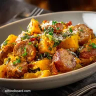 Fall Crockpot Dinner Recipes: Easy Tuscan Sausage and Squash Supper