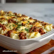 Ground Beef Casserole: Pub-Style Cheesy Potato Bake