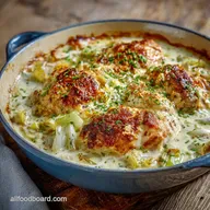 Casserole: Rich Creamy Chicken, Leek, and Hambleton Dinner