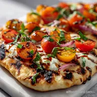 Grilled Pizza classic charred Italian bake