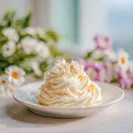 Vanilla Whipped Ganache Frosting for 15 Servings