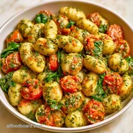 Vegetarian Pesto Gnocchi in 15 Minutes