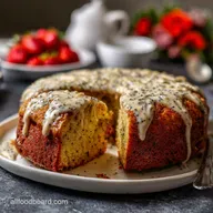 Poppy Seed Cake: Moist, Nutty, and Brightly Glazed