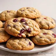 Chewy White Chocolate Cranberry Oatmeal Cookies My Best Recipe