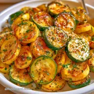 Yellow Squash and Zucchini Saute for 4