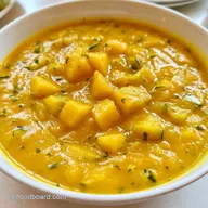 Yellow Squash Curry Soup in 40 Minutes