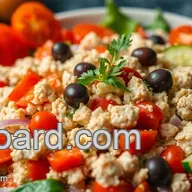 Easy & Zesty Mediterranean Tuna Salad Recipe: Fresh & Flavorful