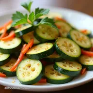 Zesty Fridge Zucchini Pickles Quick Easy Summer Crunch