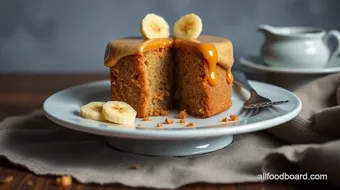 Bake Banana Cake with Rich Caramel Frosting