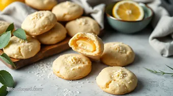 Bake Stuffed Lemon Cookies - Buttery Delight