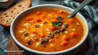 Cozy Cheeseburger Soup: A Hearty Family Favorite recipe card
