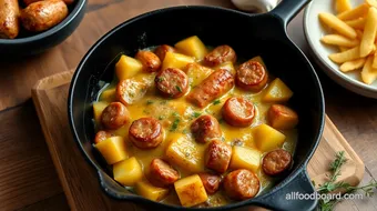 Bake Cheesy Sausage & Potatoes in 40 mins