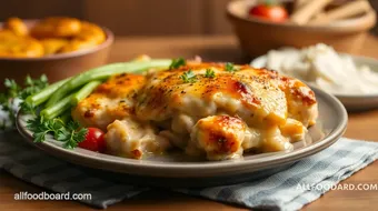 Bake Chicken Cordon Bleu Casserole Delight