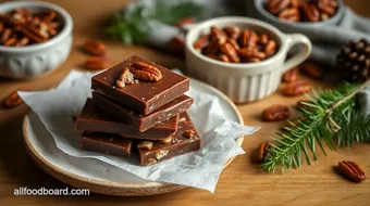 Cooked Toffee with Chocolate & Pecans