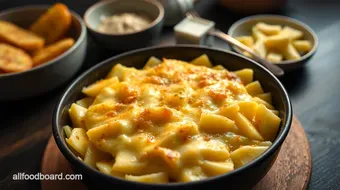 Creamy, Cheesy Au Gratin Potatoes – A Classic Comfort Side Dish recipe card