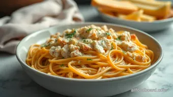 Easy & Creamy Chicken Spaghetti Recipe: A Family Favourite Bake recipe card