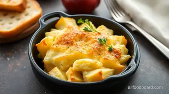 Bake Cheesy Garlic Scalloped Potatoes