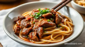 Quick Beef Noodles with Savory Sauce