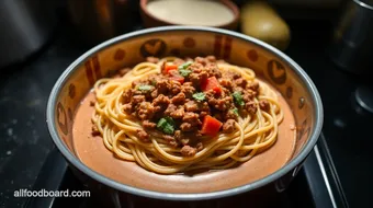 Easy One Pot Taco Spaghetti: A Creamy, Comforting Delight recipe card