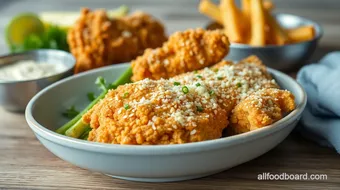 Fried Chicken with Crispy Parmesan Delight