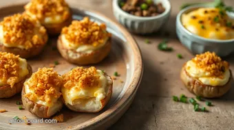 Baked Potato Rounds with Cheesy Crunch