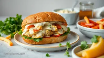 Slow Cooker Chicken Ranch Sandwiches