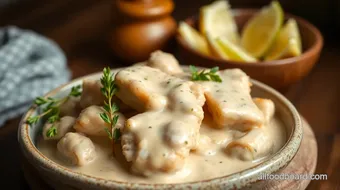 Sautéed Chicken with Creamy Sauce Delight