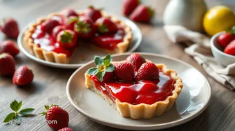 Make Strawberry Pie with Glossy Glaze