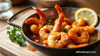 One-Pan Shrimp with Honey Garlic Sauce