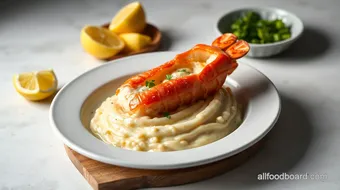 Poached Lobster Creamy Risotto Delight