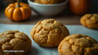 Cozy & Delicious Pumpkin Cake Batter Cookies: A Comforting Autumn Treat recipe card