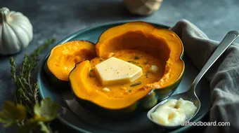 Roasted Buttercup Squash with Herb Garlic Butter – A Cozy Autumn Treat recipe card