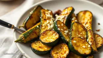 Roasted Zucchini with Garlic-Parmesan Goodness