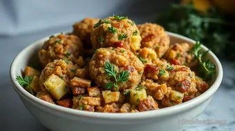 Savory Sausage Stuffing Balls: A Family Favourite for Every Occasion recipe card