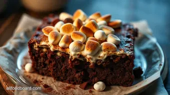 The Ultimate S’more Brownies: A Gooey Campfire Delight! recipe card