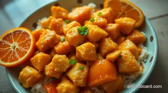 Easy & Tangy Orange Chicken Recipe: A Family Favorite recipe card