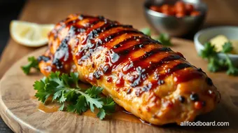 Grilled Chicken with Sweet & Spicy Glaze