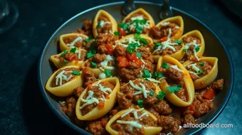 How to Create Taco Stuffed Shells: A Hearty Fusion Meal! recipe card