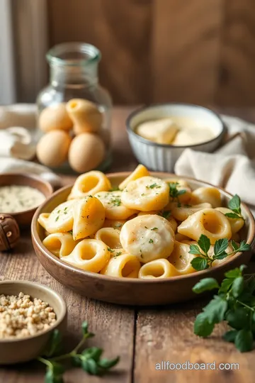 Asiago Chicken Tortelloni Alfredo Delight ingredients