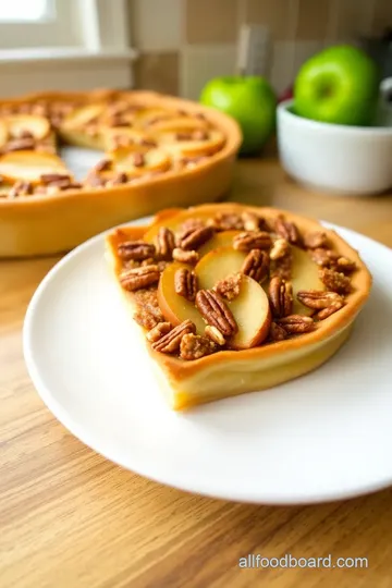 Apple and Pecan Danish Pastry Tart steps