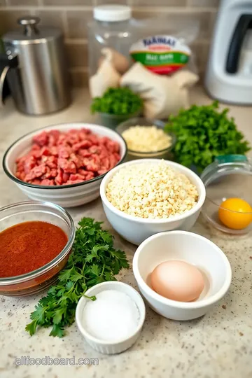 Alfredo Meatballs ingredients