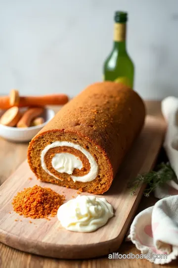 Carrot Cake Roll with Cream Cheese Frosting ingredients