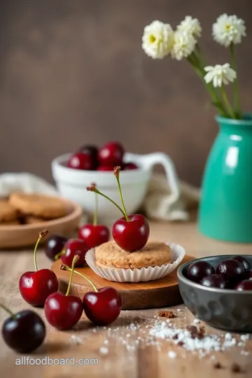 Cherry Chocolate Shortbread Cookies ingredients