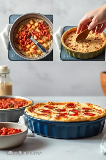 Chicago Deep Dish Pizza Recipe steps