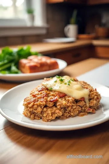 Chicken Cordon Bleu Meatloaf steps