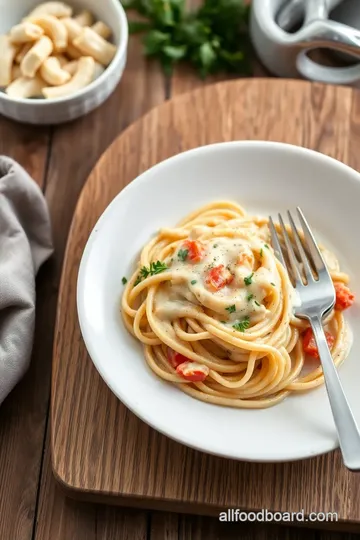 Garlic Parmesan Chicken Pasta Bake steps