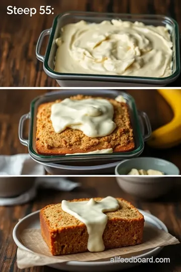 Cream Cheese Banana Bread steps