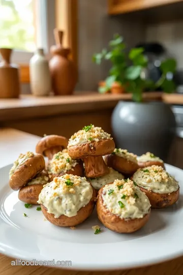 Just a Little Bite Stuffed Mushrooms steps