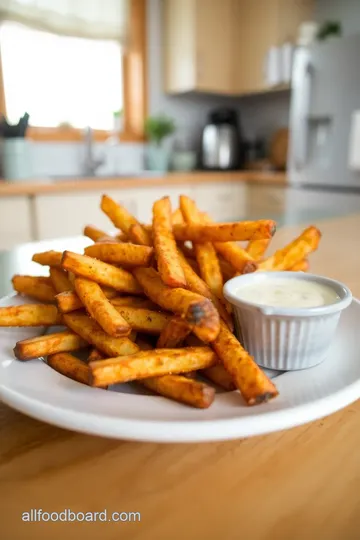 Crispy Hot Fries with Spicy Garlic Aioli steps