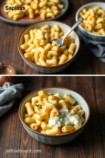 Baked Mac and Cheese steps